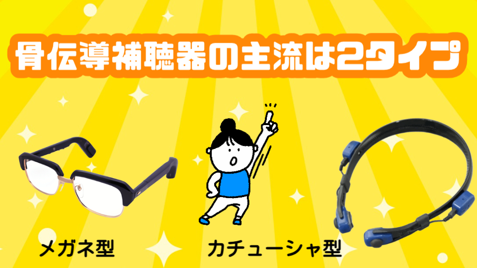 骨伝導補聴器 種類