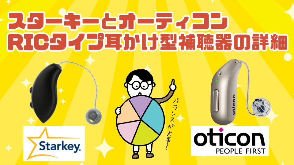 スターキー オーティコン ric耳かけ型補聴器 詳細